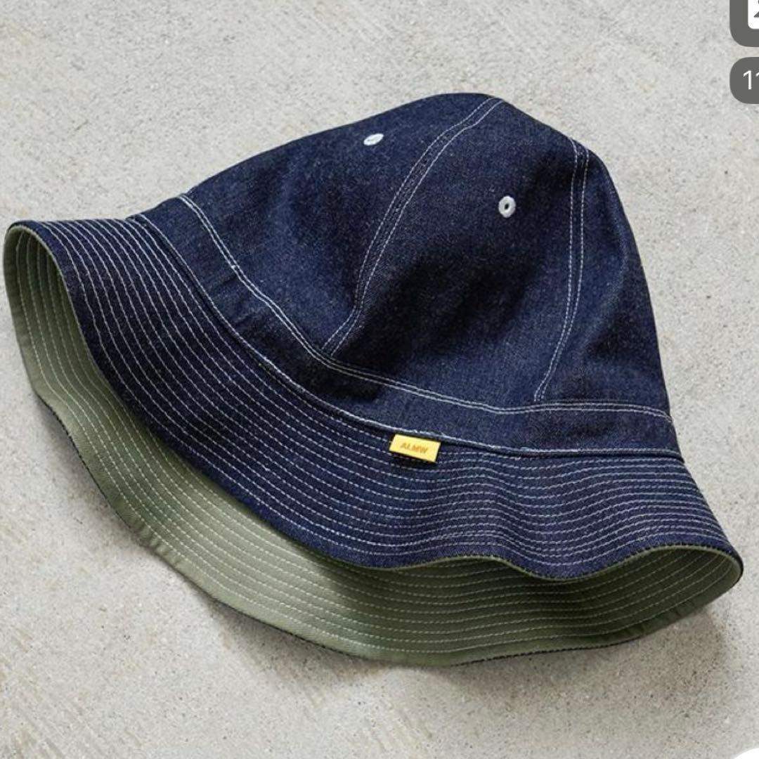 WAIPER ALMW アーミーバイワイパー リバーシブルハット デニム