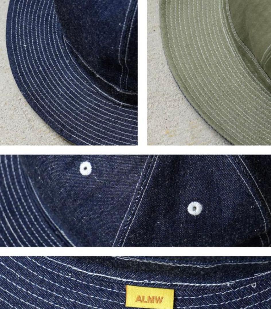 WAIPER ALMW アーミーバイワイパー リバーシブルハット デニム