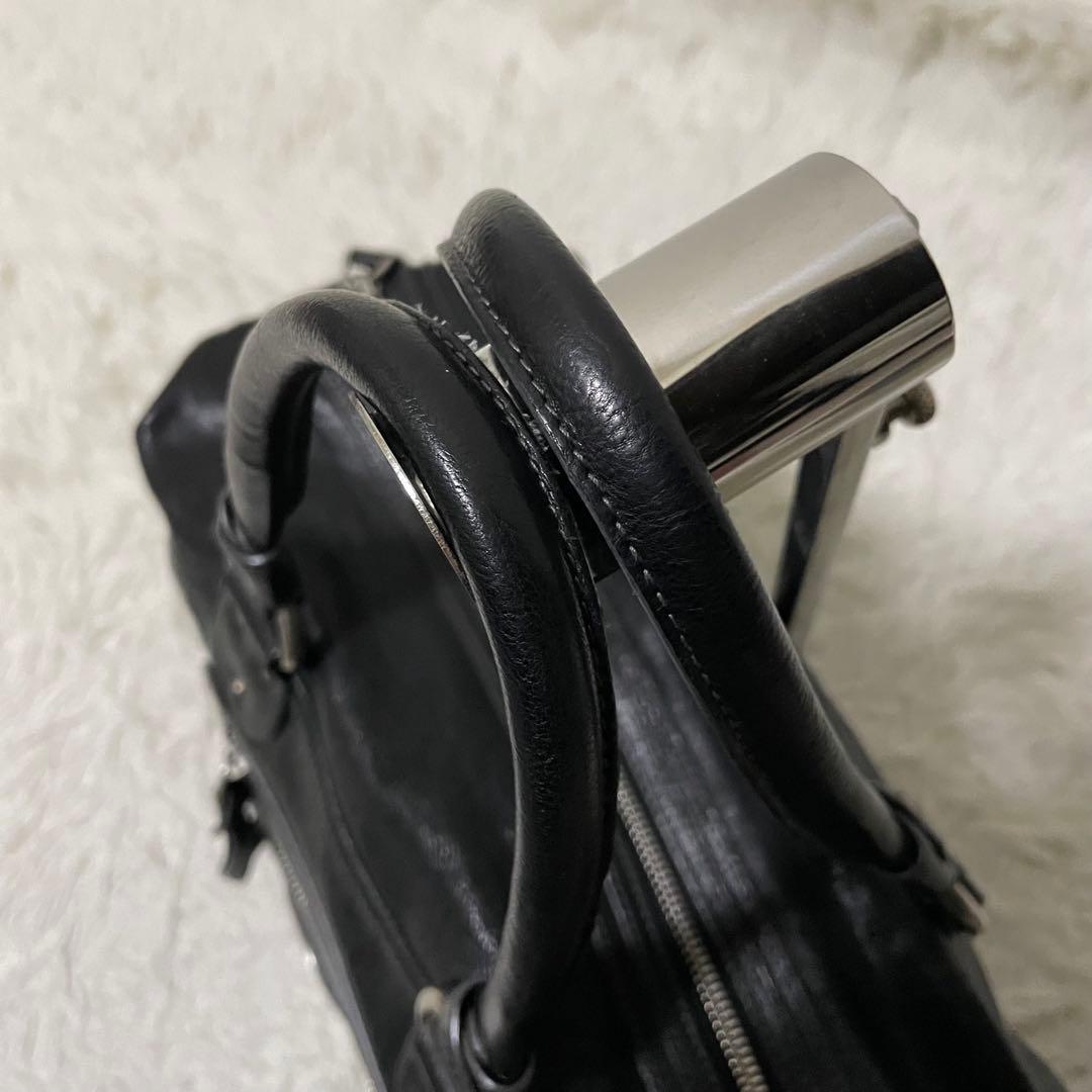 バッグ Vintage Bally Y2K Handbag Black Studs