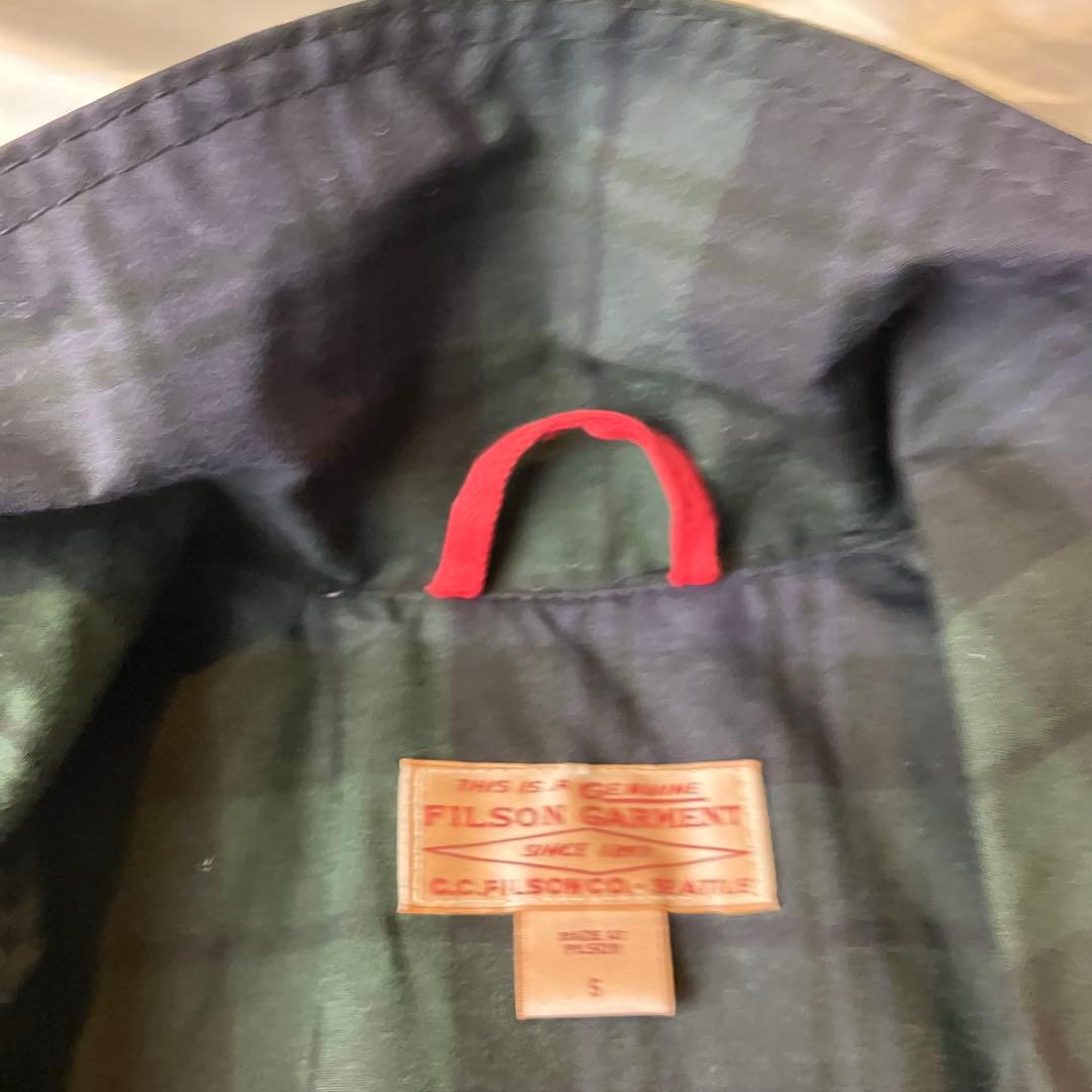 フィルソンガーメント　カバーオール ダークグリーン・ネイビー S オイルドコート