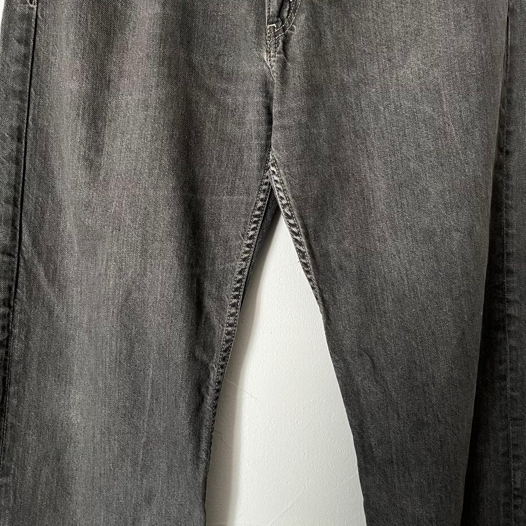 LEVI'S 569 先染め　ブラック　グレー　W34 L32 エジプト製