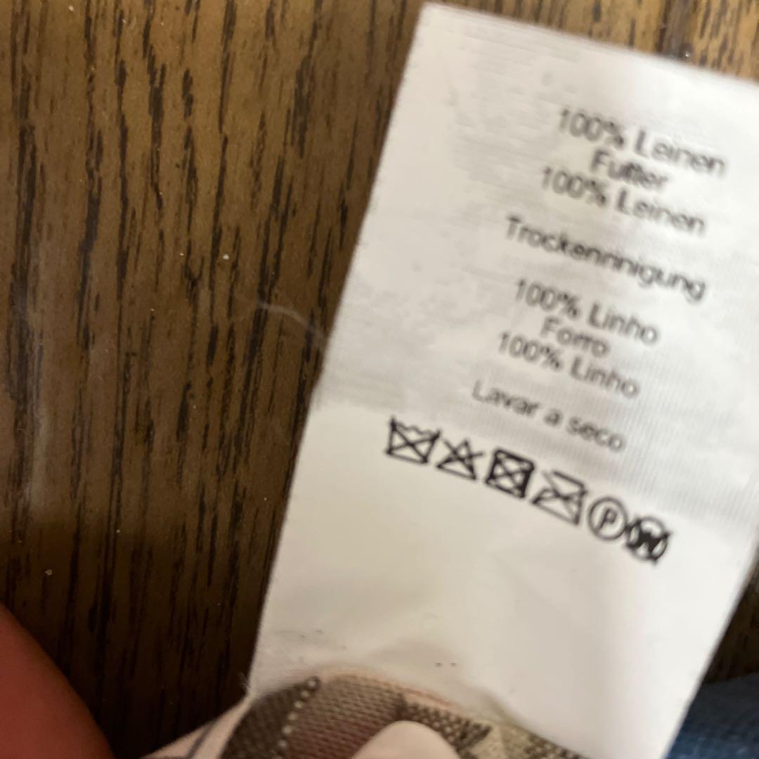 エルメス　キャスケット　PAOLA リネン100% #58