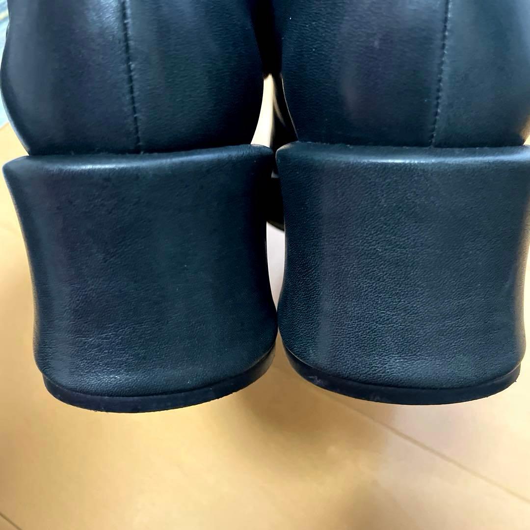 美品⭐️UNTISHOLD アンチショルド LIZA レザーシューズ 黒 日本製