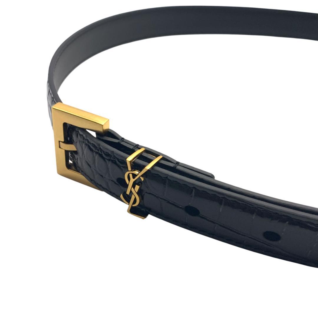 美品★YSL イヴサンローラン　細いベルト79-89cm