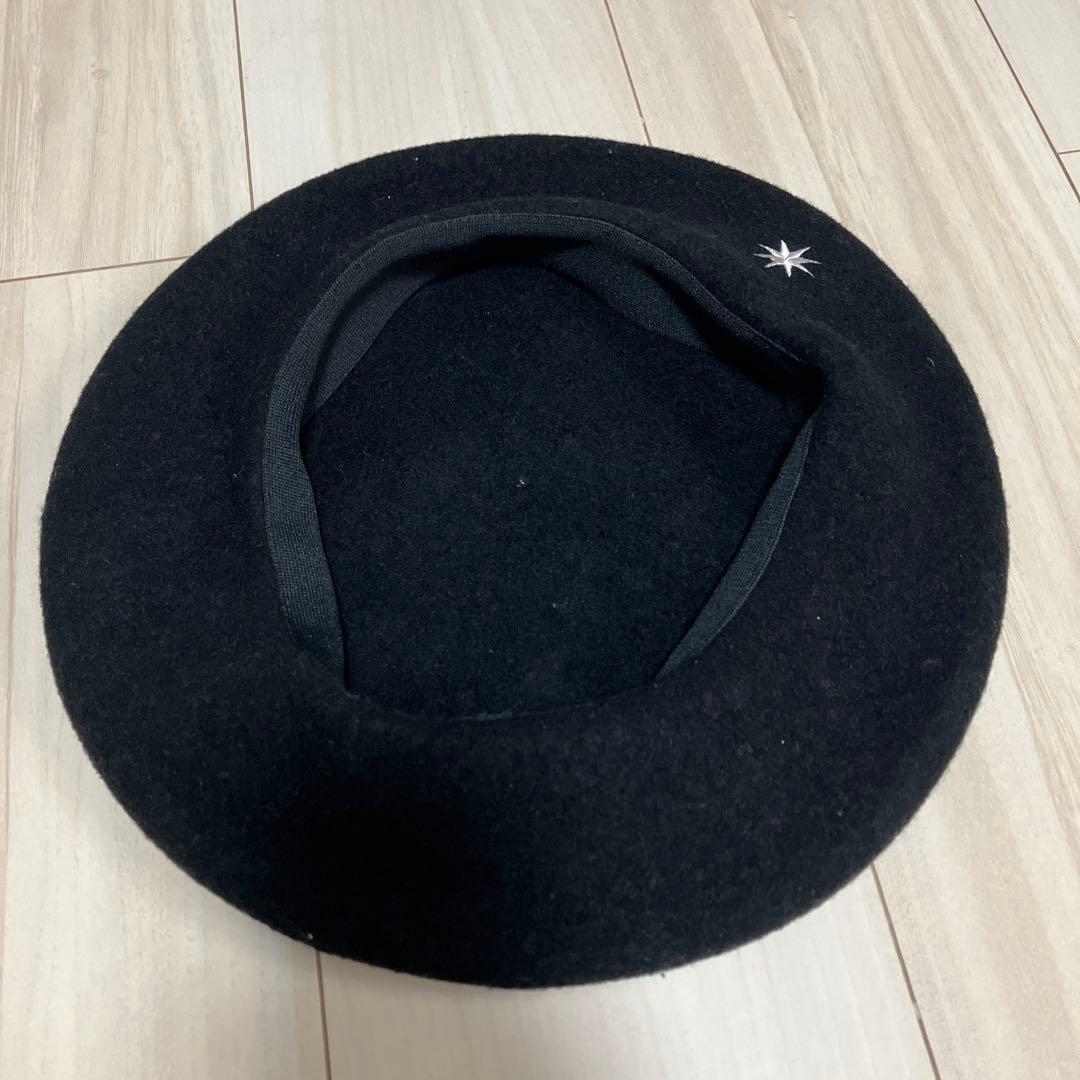 CA4LA×GDC ウールビッグベレー　黒