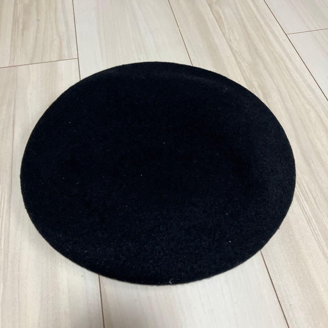 CA4LA×GDC ウールビッグベレー　黒