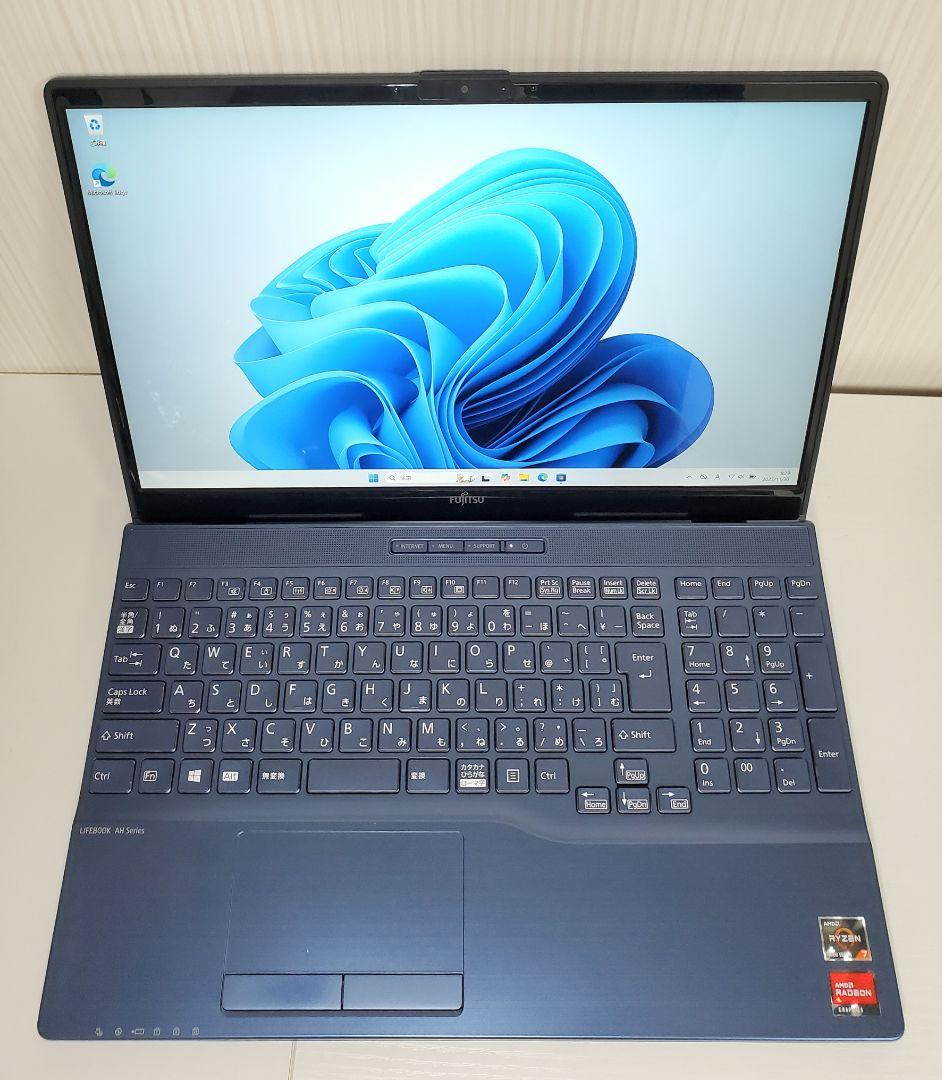 Windowsノート本体 LIFEBOOK AH50 Ryzen7 5700U 20GB 512GB