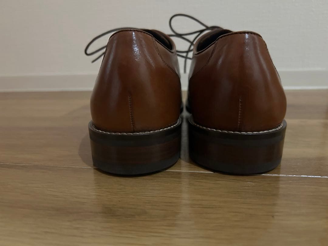 未使用試着のみ コールハーン Uチップ ブラウン ドレス 本革 革靴 ビジネス