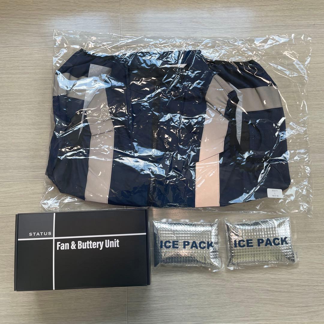 安全ベスト付き空調服