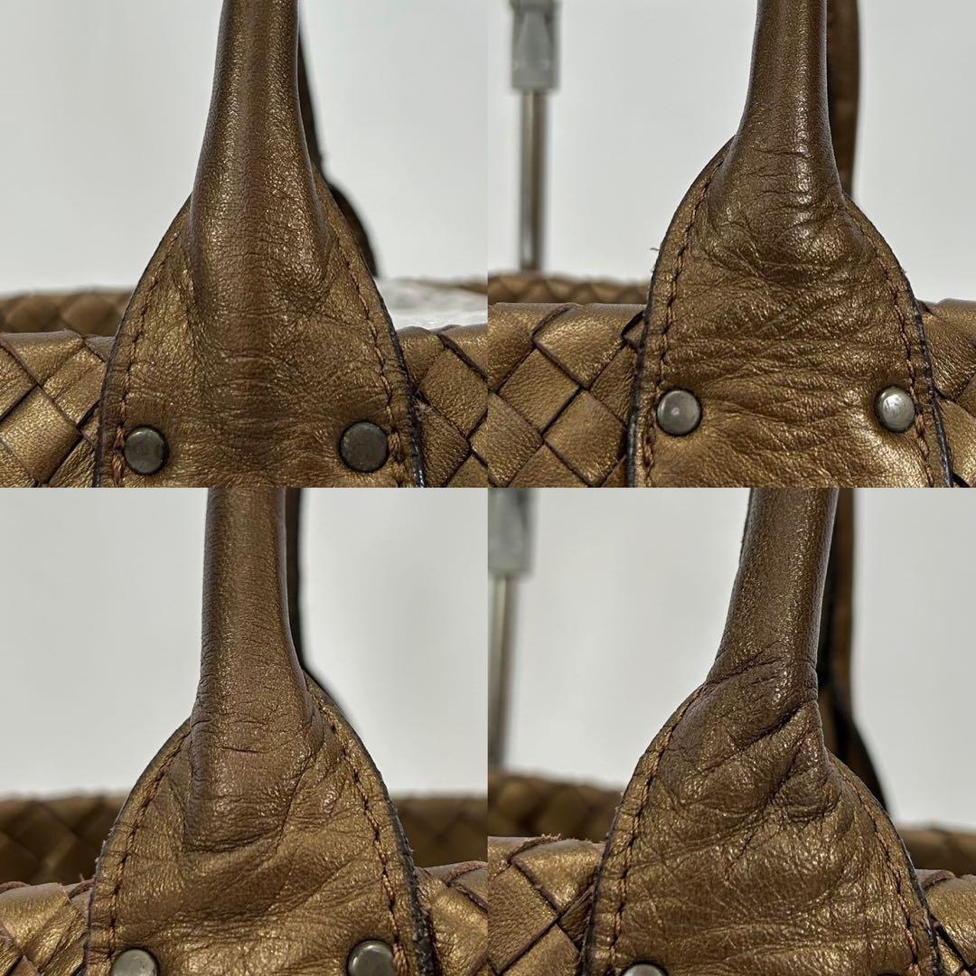 【極美品】バーニーズ ニューヨーク トートバッグ レザー 肩掛け ブロンズ