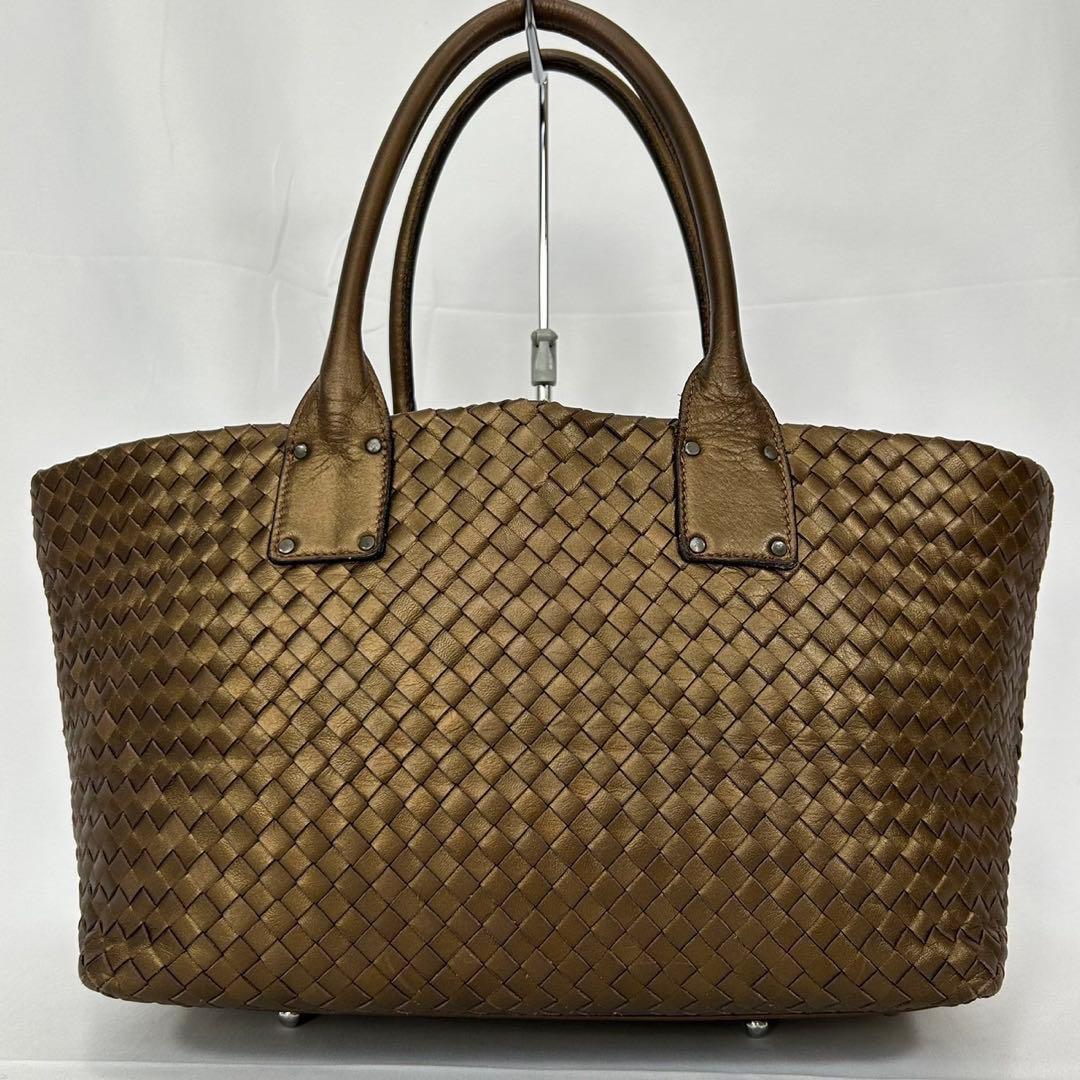 【極美品】バーニーズ ニューヨーク トートバッグ レザー 肩掛け ブロンズ