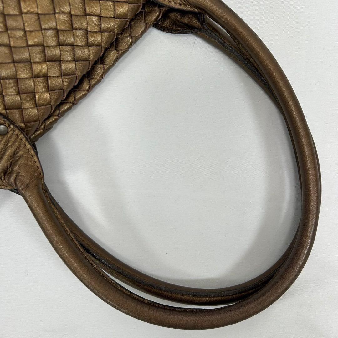 【極美品】バーニーズ ニューヨーク トートバッグ レザー 肩掛け ブロンズ