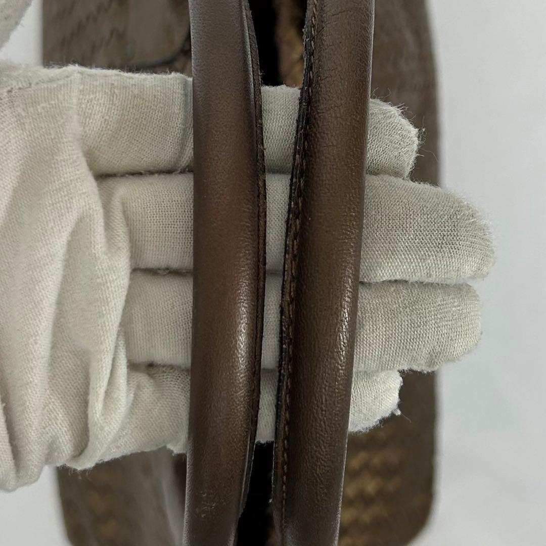 【極美品】バーニーズ ニューヨーク トートバッグ レザー 肩掛け ブロンズ