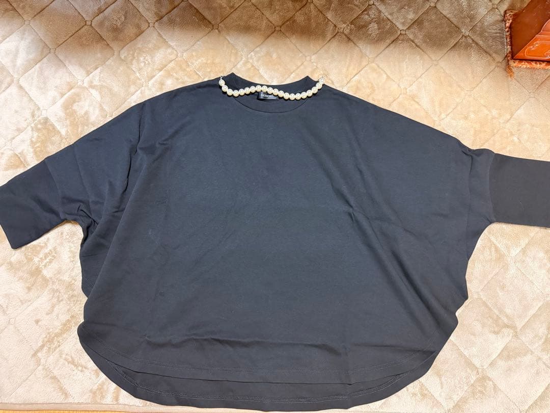 INGEBORG 黒　ネックレス付　チュニック　セットアップ　新品未使用