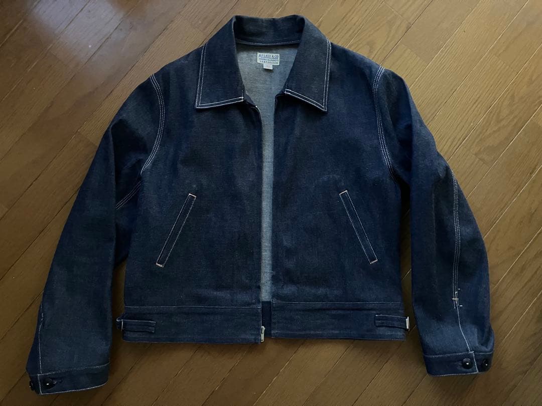 アットラスト デニムジャケット スポーツジャケット インディゴ コサック