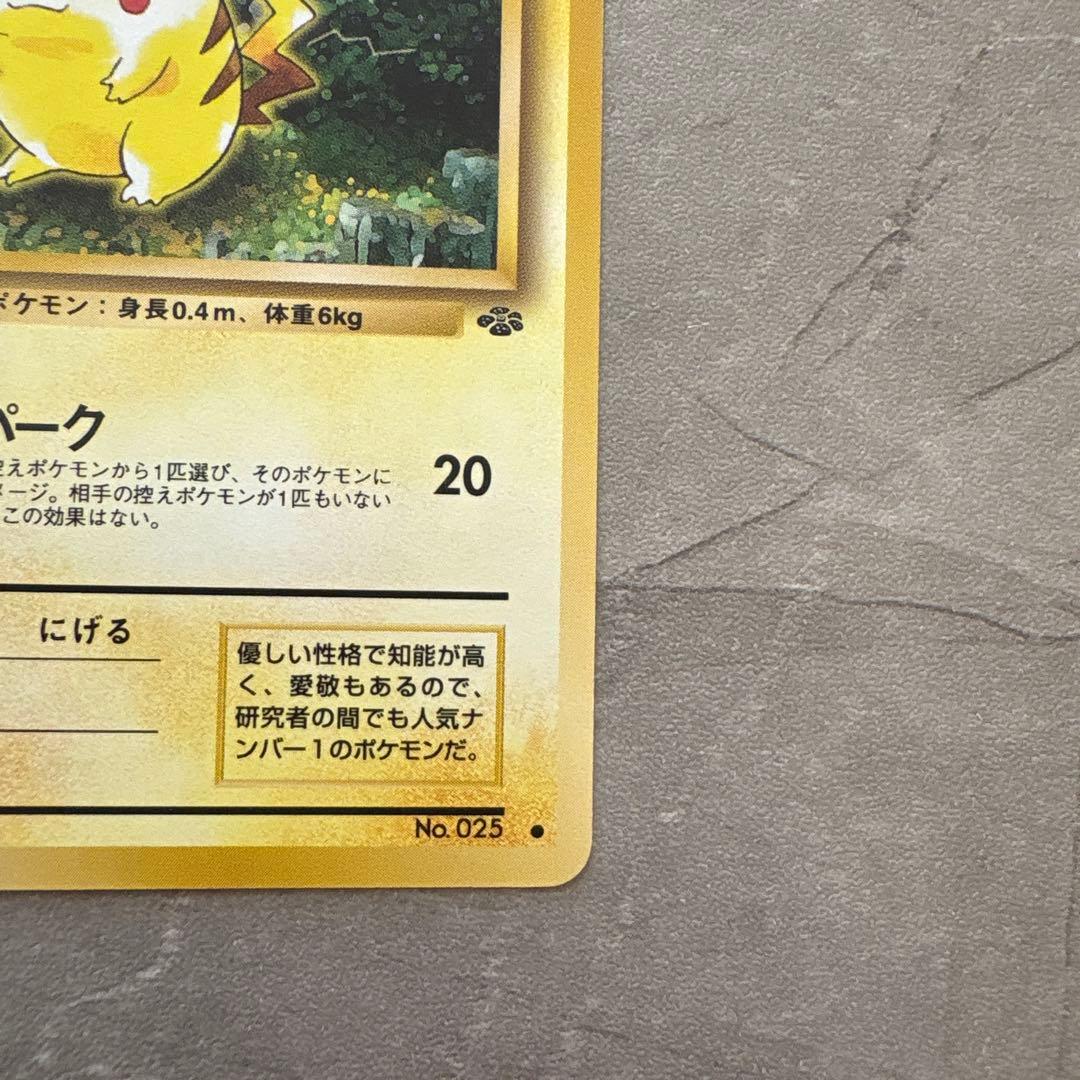 【旧裏】ピカチュウ 2枚セット（スパーク・かじる）コレクション品