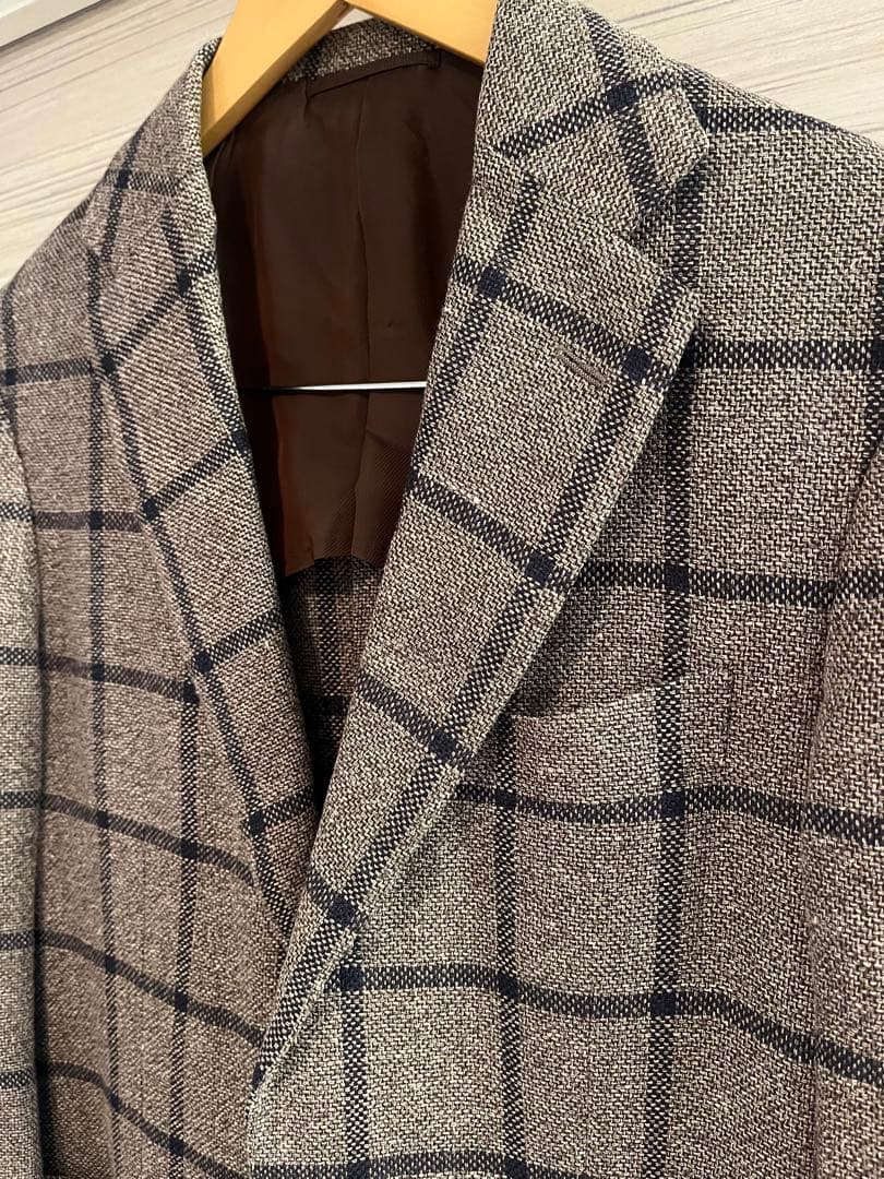 ビームスエフ　ジャケット　46 グレーチェック