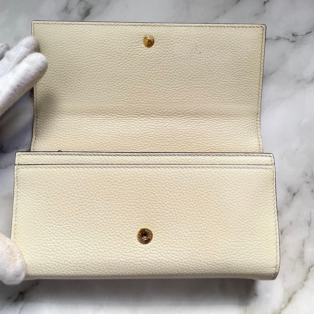 GUCCI グッチ ズゥミ インターロッキング 長財布　極美品　0119-④