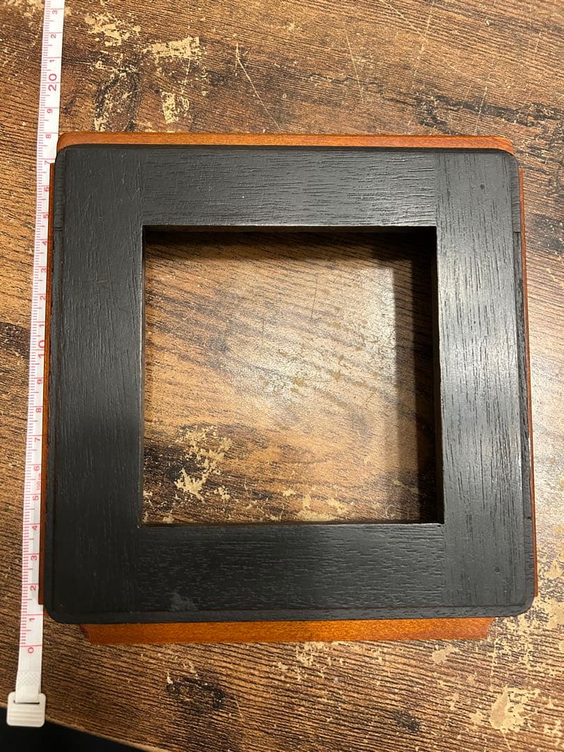 【希少品】ディアドルフ/Deardorff レンズボード アダプター 木製カメラ