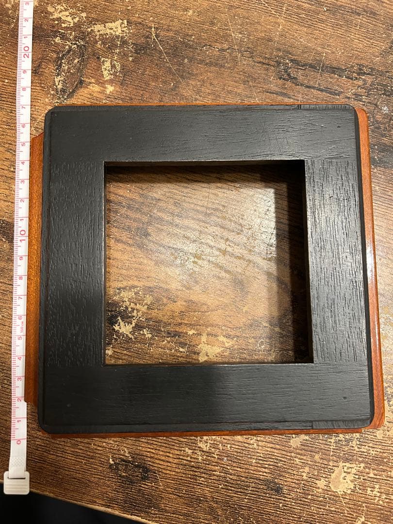 【希少品】ディアドルフ/Deardorff レンズボード アダプター 木製カメラ