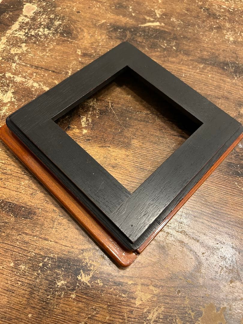 【希少品】ディアドルフ/Deardorff レンズボード アダプター 木製カメラ