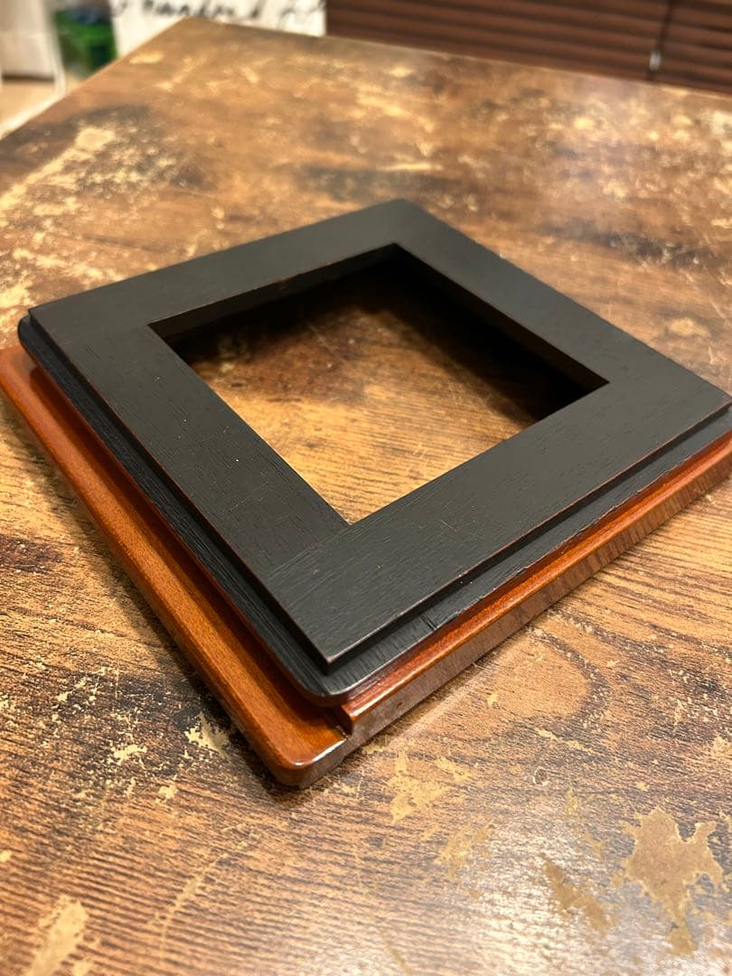 【希少品】ディアドルフ/Deardorff レンズボード アダプター 木製カメラ