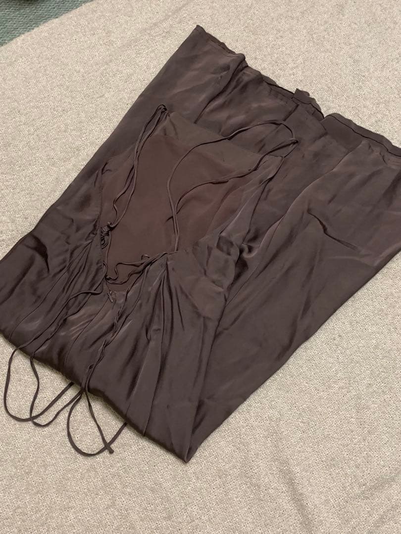 FRAY I.D サテンキャミワンピース