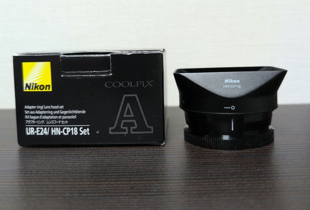 【美品】COOLPIX A （純正フード／ハーフケース付）