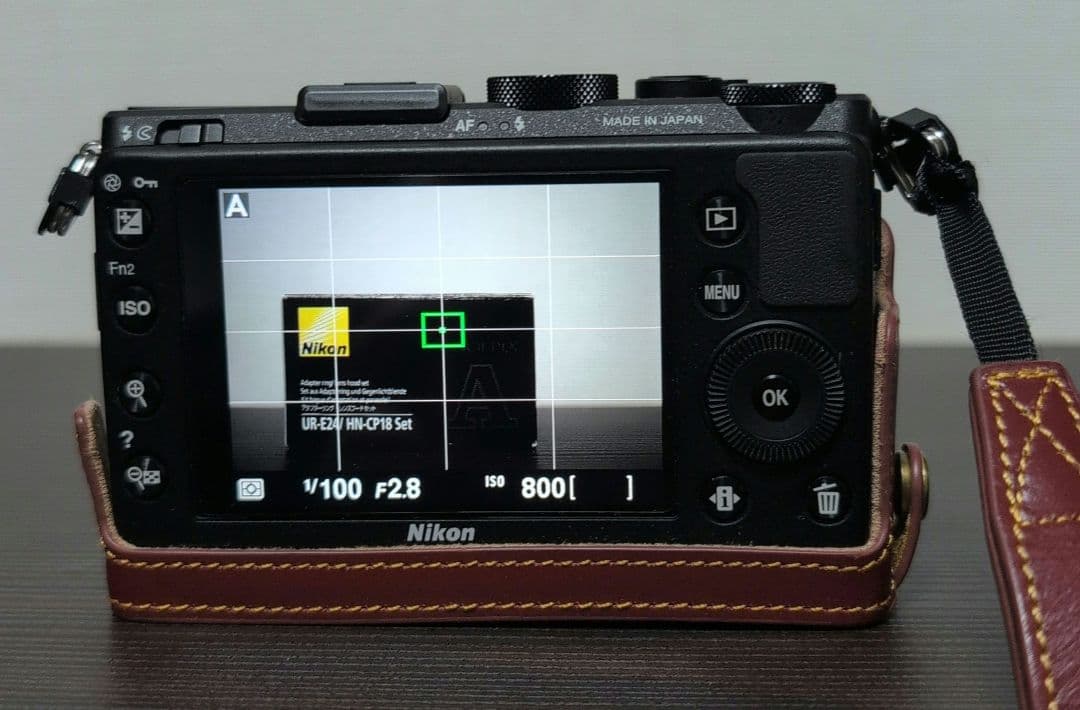 【美品】COOLPIX A （純正フード／ハーフケース付）