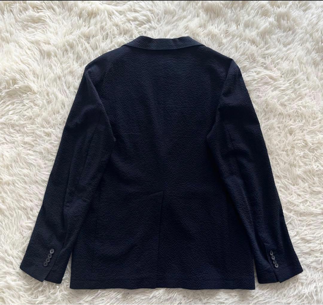 TAGLIATORE ネイビー シアサッカー スーツ サイズ50