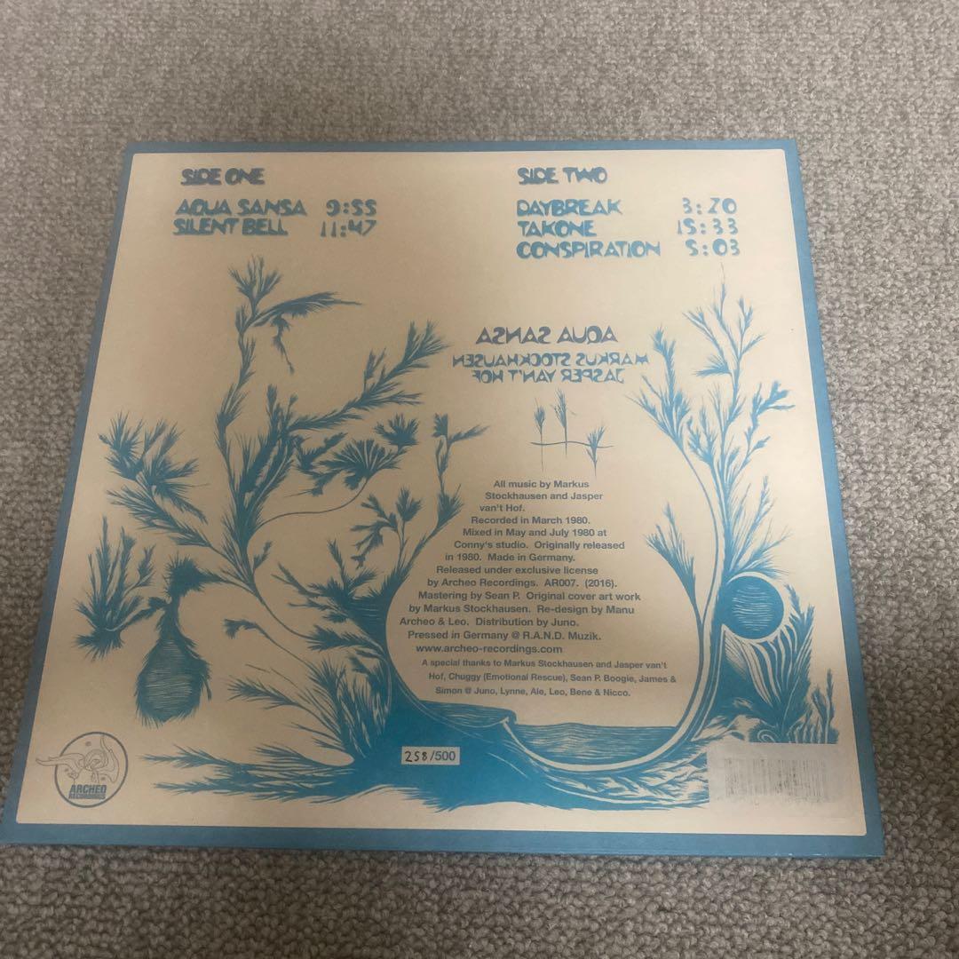 超激レア！ MARKUS STOCKHAUSEN AQUA SANSA LP