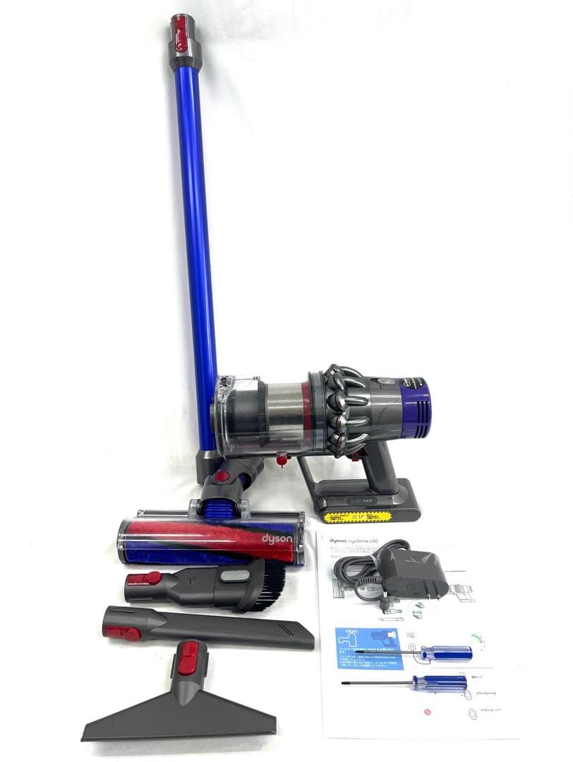 0422-006 [分解洗浄済]ダイソン掃除機V10 お得フルセット
