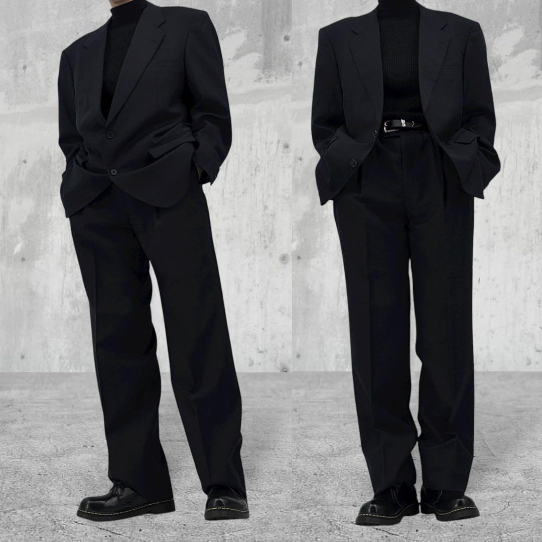 【極美品】Dior　クリスチャンディオール　スーツ　セットアップ　ジャケット　黒