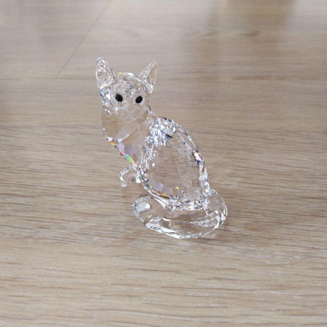 スワロフスキーメインクーン　オブジェ