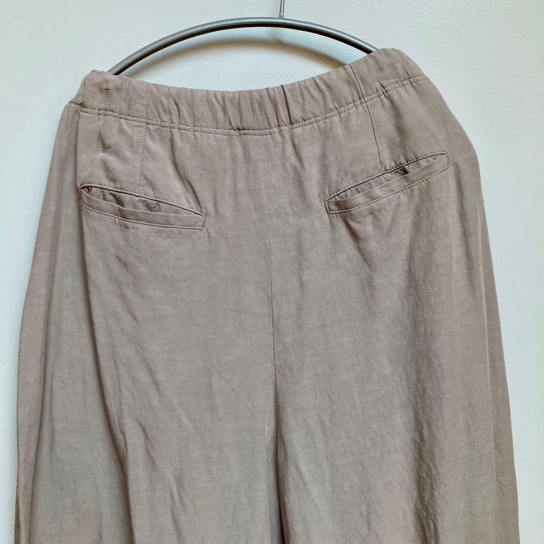 OTOAAオトアー レーヨンリネンバルーンパンツ