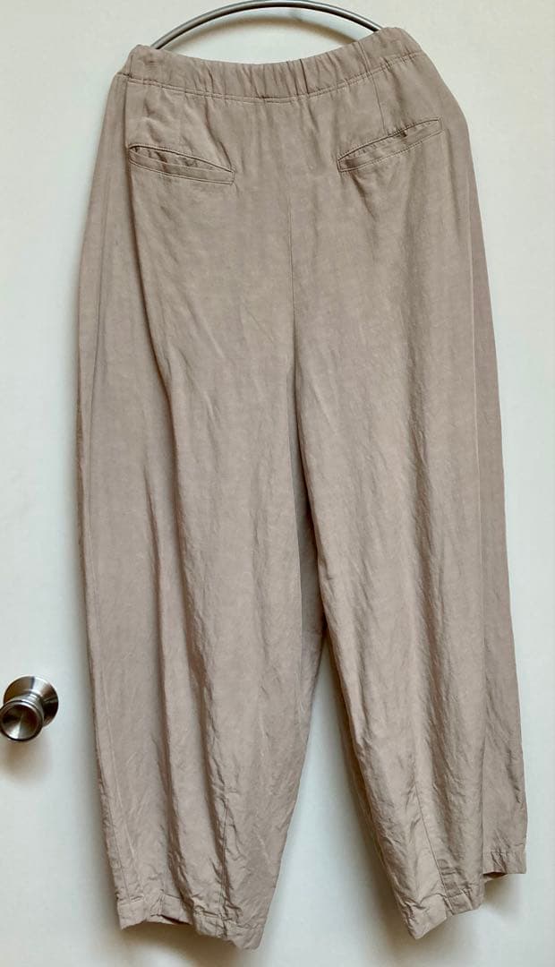 OTOAAオトアー レーヨンリネンバルーンパンツ