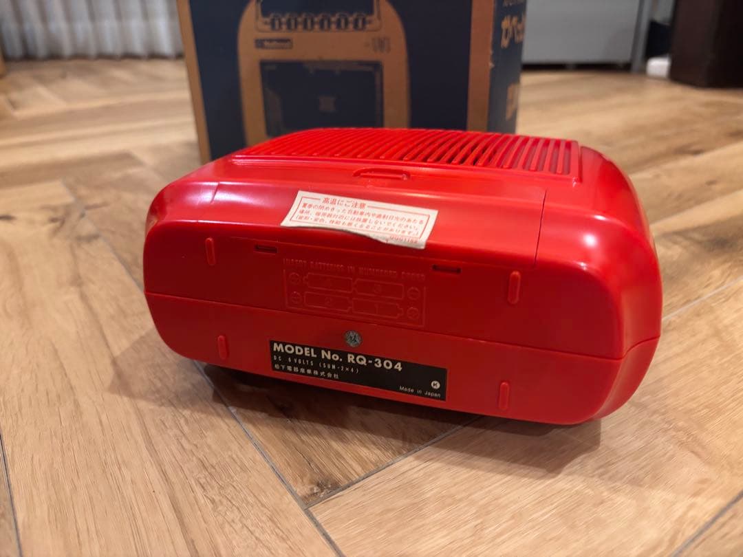 昭和レトロ National かぺっと RQ-304 実働 箱 説明書等付き
