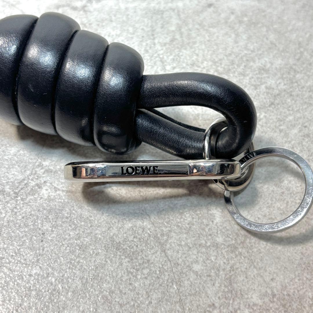 LOEWE ロエベ ノットキーリング　ブラック