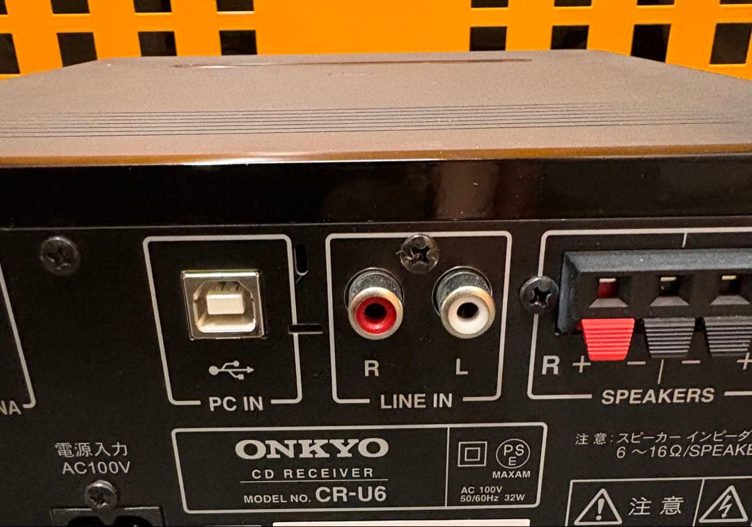 ONKYO CR-U6 CD ミニコンポ　リモコン付き
