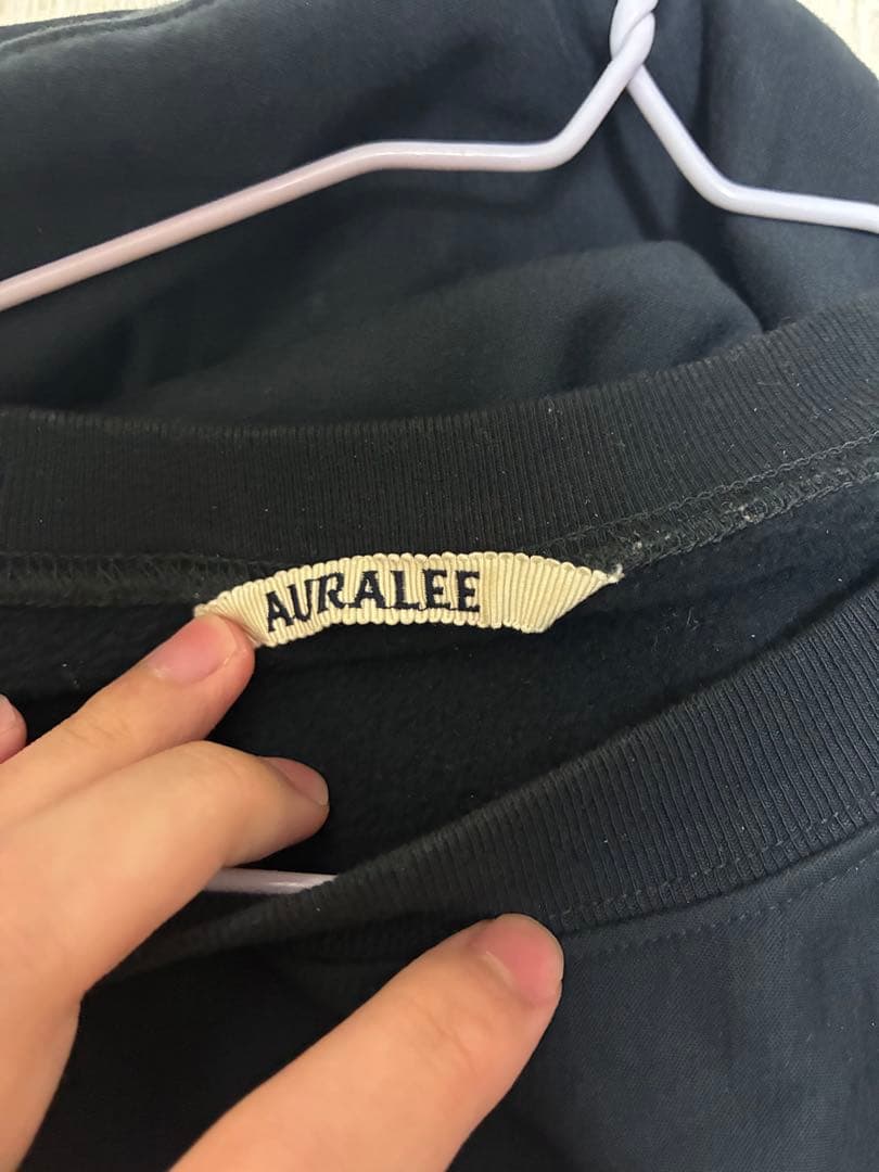 トップス 24aw auralee elastic high gauge sweat