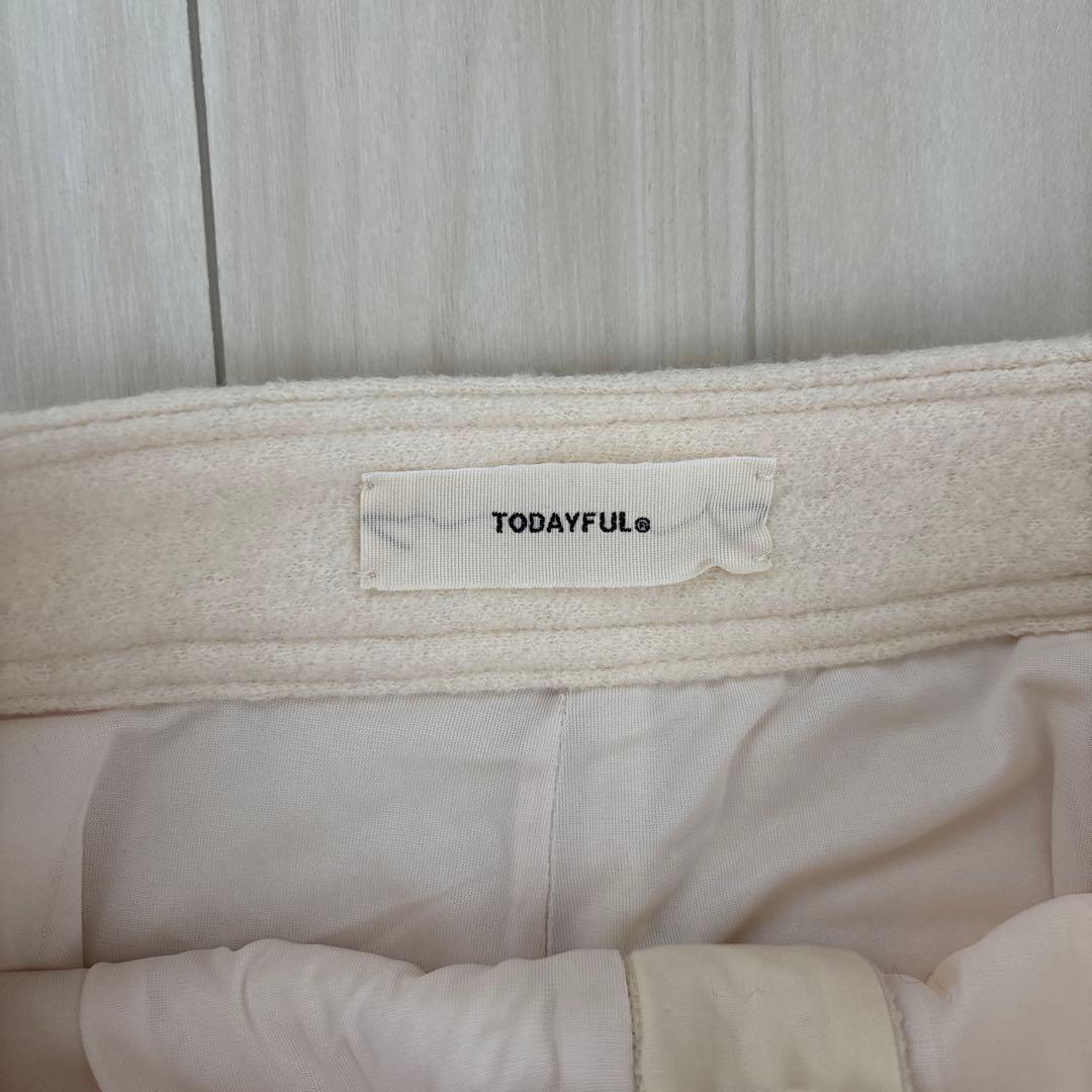 TODAYFUL ドローストリングスウールパンツ 38