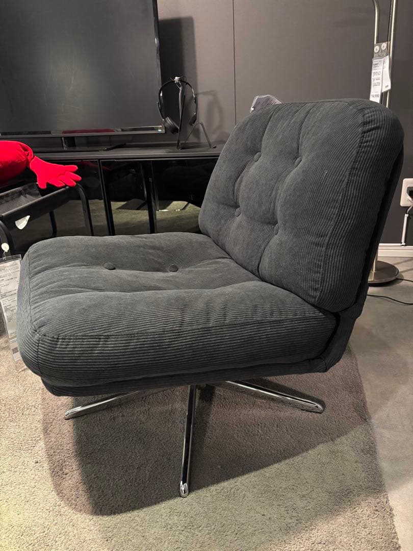 〔新品▼▲未開封〕IKEA ディヴリンゲ 1人掛けソファ回転パーソナルチェア