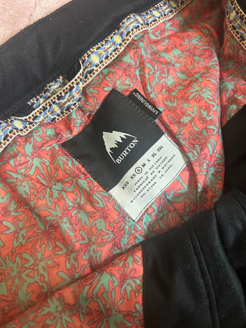 BURTON スノーボードパンツ　S ブラック