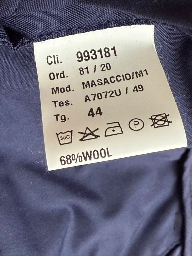 【美品】ジャブスアルキビオ　マサッチョ（ウール生地）