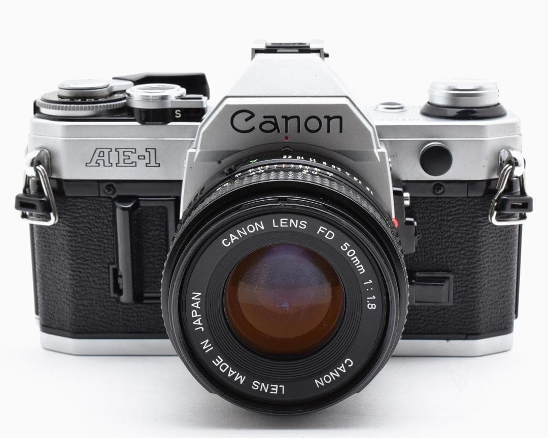 CANON AE-1 シルバー FD 50mm F1.8 #L4