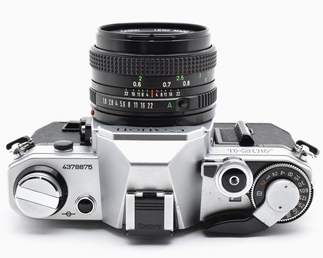 CANON AE-1 シルバー FD 50mm F1.8 #L4