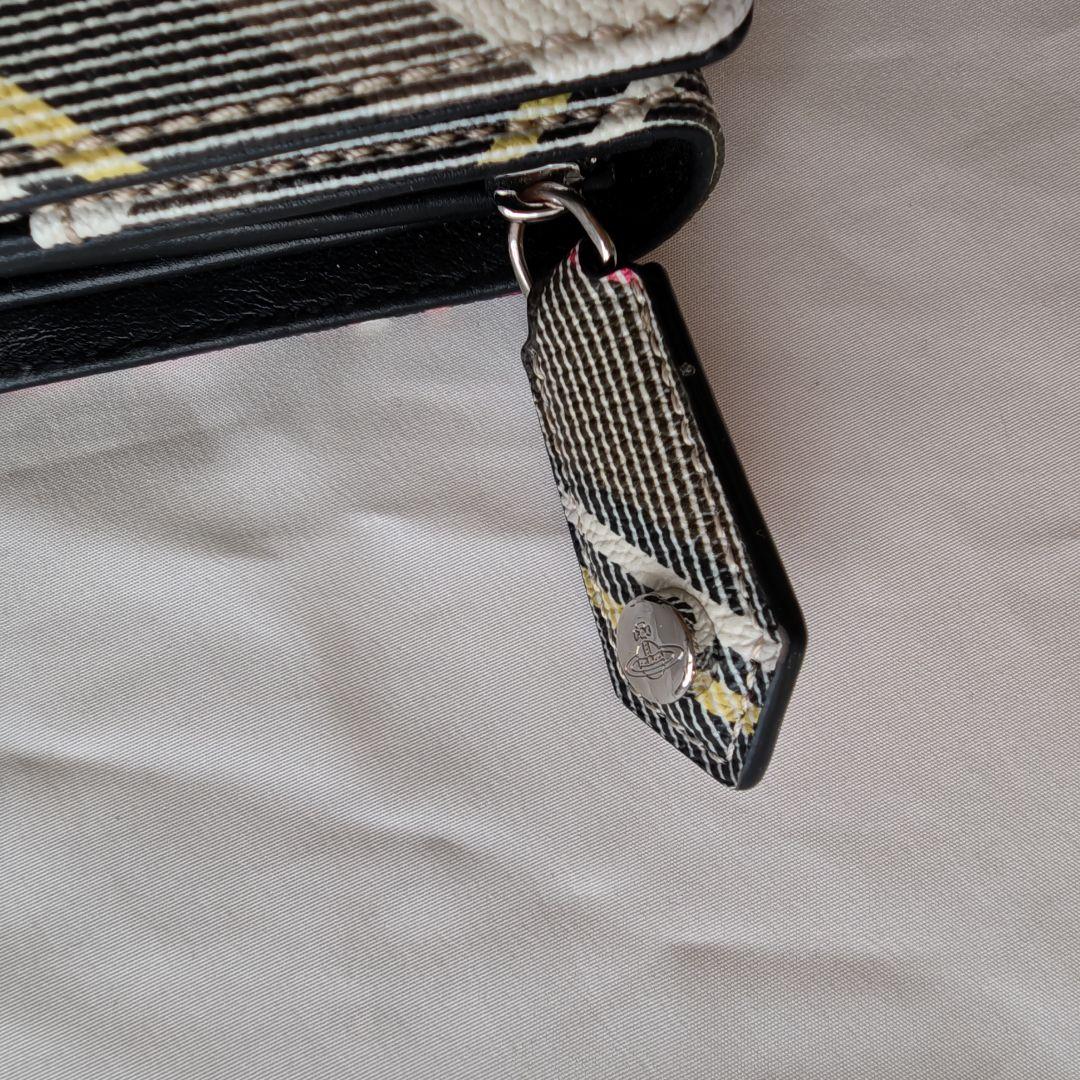 美品　ヴィヴィアンウエストウッド DERBY チェック　長財布　オーブ