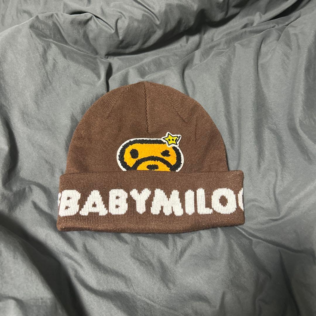 BABY MILO ブラウンニット帽