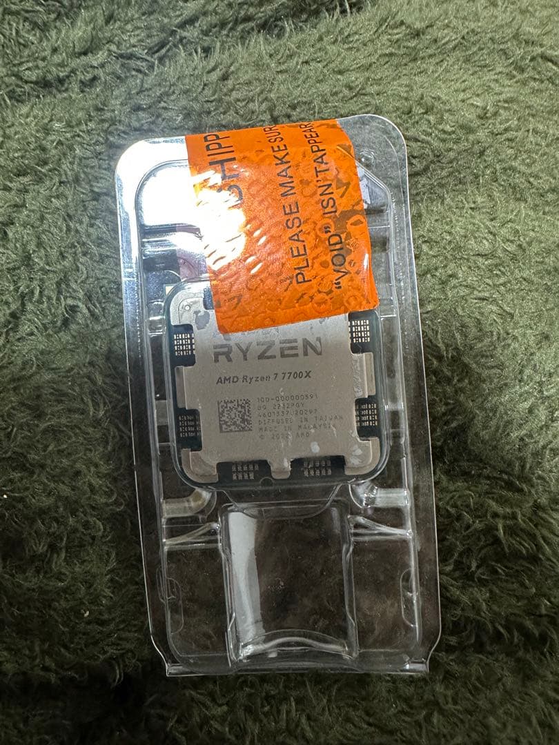 【動作確認済み】AMD Ryzen7 7700x cpu