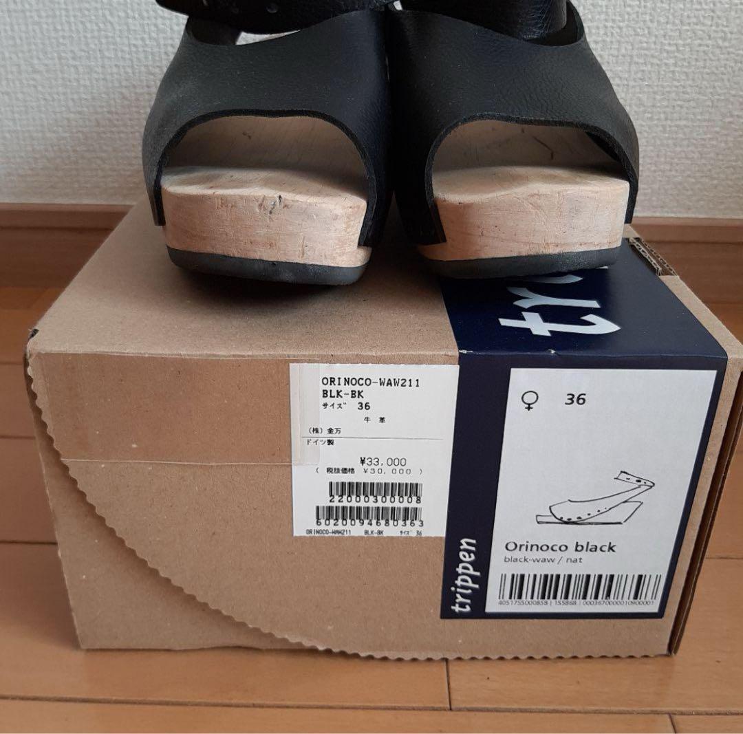 トリッペン　サンダル　オリノコ(ブラック) 36 trippen
